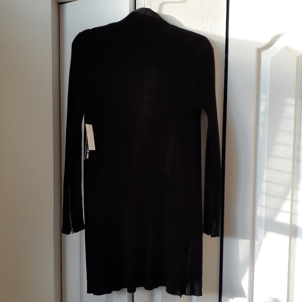 Design Lab Classic Long Sleeve Ribbed Cardigan - Picture 3 of 7